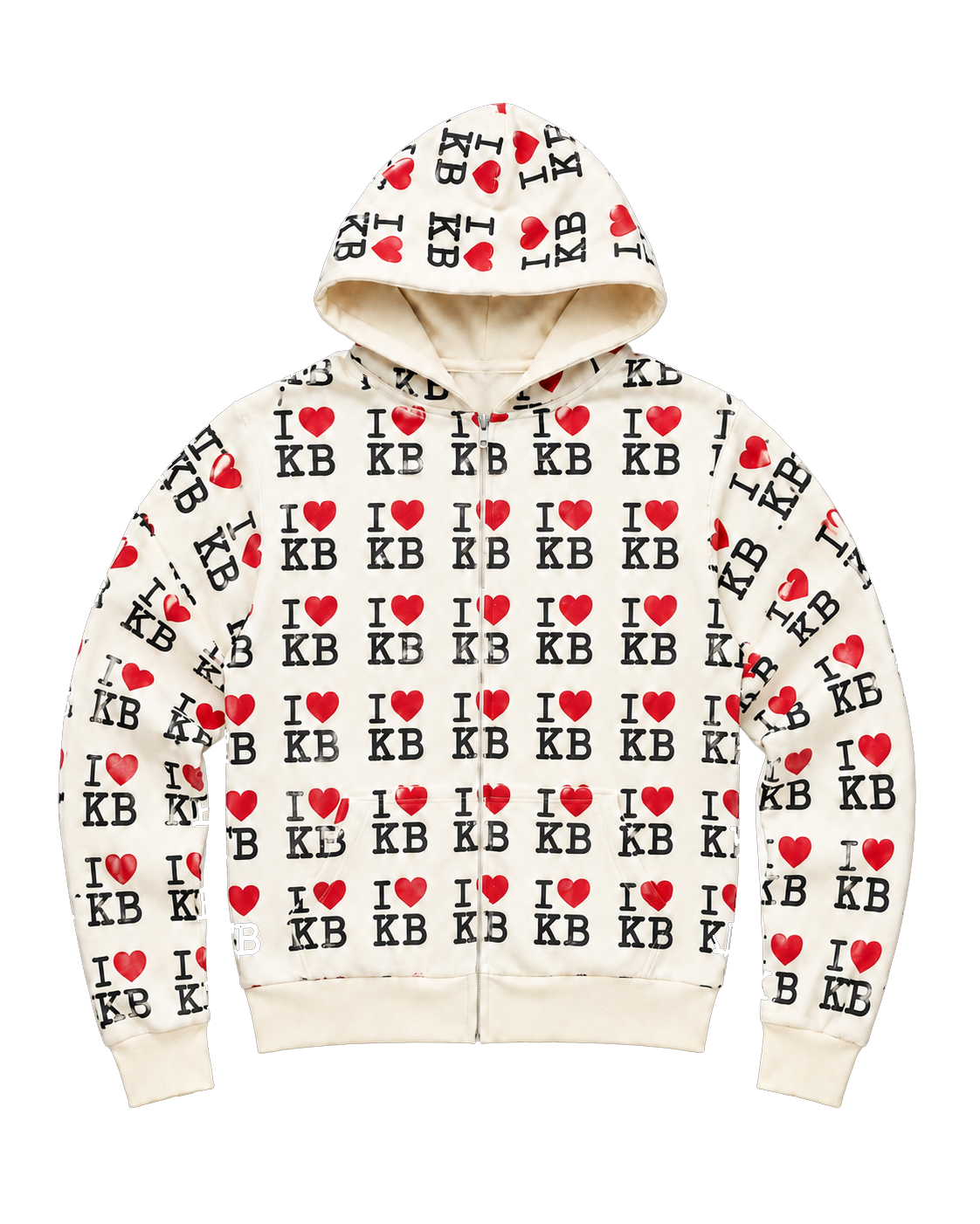 I <3 KB ZIP HOODIE